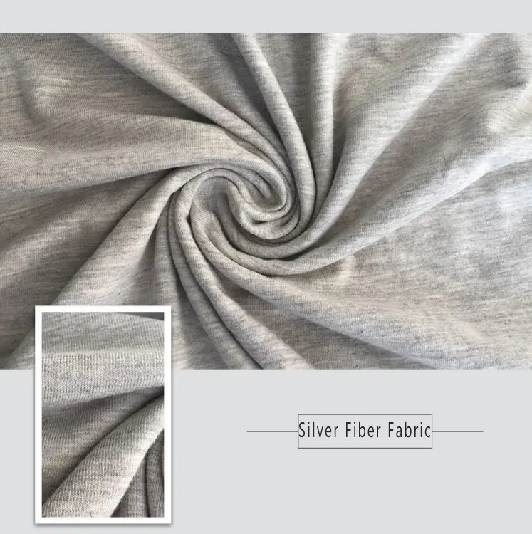 Silver Fabric Antibacterial Knitted Silver Fiber Underwear Fabric