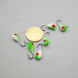 Tête plombée de haute qualité pour <span class=keywords><strong>la</strong></span> pêche sur glace, leurre pour attraper des poissons, couleurs au plomb, 1 unité - Product Image 5