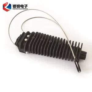 ADSS Fiber Optic Cable Plastic Wedge Type Anchor Strain Clamp for Power Line Accessories Herrajes de