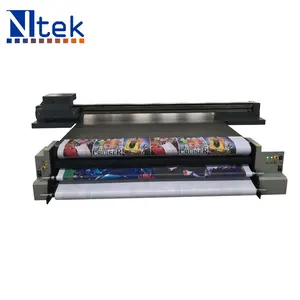 Ntek YC3321R Inkjet UV Flatbed Mesin Cetak Tanda Jalan Printer