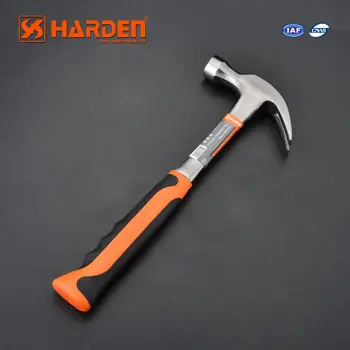 HARDEN 450G/16OZ Claw Hammer One Piece Forged straight Hammer