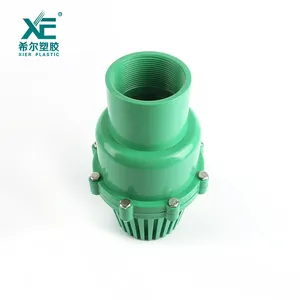 Прочный высококачественный ПВХ зеленый ножной клапан для водяного насоса