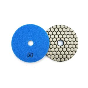 Almohadilla <span class=keywords><strong>de</strong></span> pulido seco <span class=keywords><strong>de</strong></span> diamante <span class=keywords><strong>de</strong></span> resina, 7 escalones, 100mm, para granito, mármol - Product Image 3