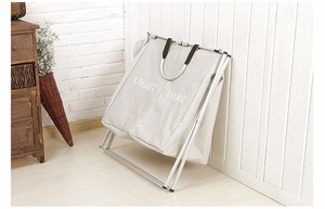 Durable Bag Large Capacity Printed 2 Twin Compartments <strong>Divided</strong> Collapsible <strong>Laundry</strong> Hamper <strong>Basket</strong> - Product Image 3