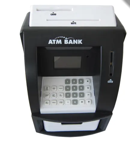 Digital de contagem de dinheiro Jar Novidade Banco de Moeda Para As Crianças/Brinquedo Banco ATM Piggy ATM Banco de moeda Para As Crianças