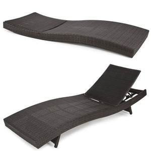 Al aire libre junto a la piscina plegable <span class=keywords><strong>de</strong></span> mimbre <span class=keywords><strong>tumbona</strong></span> - Product Image 1