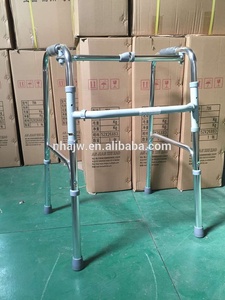 Déambulateur en aluminium pliable à un bouton économique et bon marché, aides à la marche, Andador AJ-903A - Product Image 2