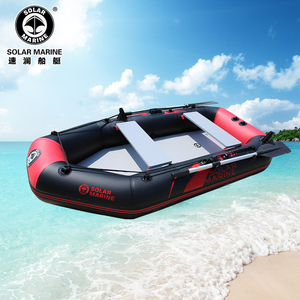 Solarmarine 3 personnes 230 cm tapis d'<span class=keywords><strong>air</strong></span> sol PVC gonflable pêche bateau en caoutchouc avec rames kit de réparation sièges en bois pompes à <span class=keywords><strong>air</strong></span>