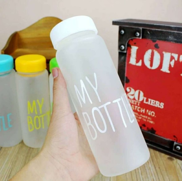500ML High quality my bottle borosilicate glass milk Matt water bottle custom color or logo