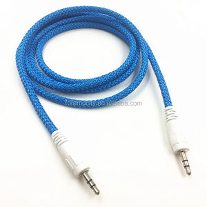 Su Alibaba Iphone cavo <span class=keywords><strong>Audio</strong></span> intrecciato Aux in Nylon oro <span class=keywords><strong>Jack</strong></span> in PVC da maschio a maschio Polybag Stock nichelato maschio-maschio 3.5mm <span class=keywords><strong>Stereo</strong></span> - Product Image 6