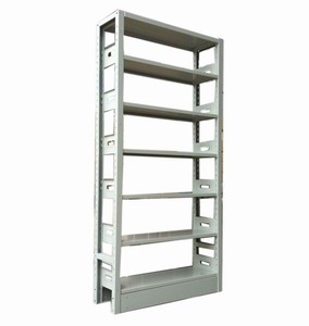 Porte-livres réglable en acier inoxydable Double face étagère <span class=keywords><strong>de</strong></span> <span class=keywords><strong>rangement</strong></span> en métal moderne pour meubles <span class=keywords><strong>de</strong></span> bibliothèque <span class=keywords><strong>de</strong></span> bureau à domicile pour l'école - Product Image 2
