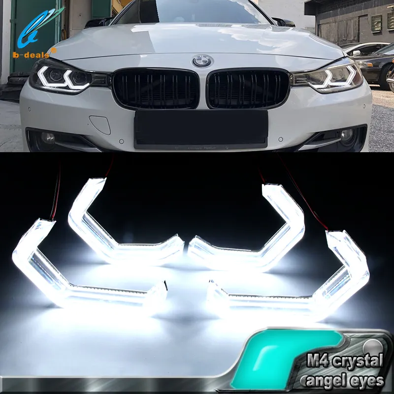 B-angebote Konzept M4 Stil Ikonische auto LED Angel Eyes halo-ringe für BMW F30 F32 (335i) f82 und F80 (M3/M4)