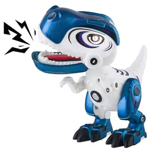 ENJOY STAR-Mini Robot de dinosaurio de aleación de Metal para niños, juguete educativo de dinosaurio de aleación con sonido giratorio, superventas, 2019