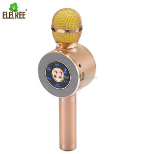 Nueva würster ws modelo 668 <span class=keywords><strong>amazon</strong></span> vendedor superior diente azul eco karaoke Micrófono led luz altavoz inalámbrico portátil - Product Image 2