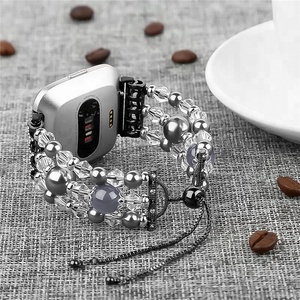 Hàng Mới Về Trang Sức Mã Não Thủ Công Cổ Điển Tùy Chỉnh Dây Đeo Đồng Hồ Đeo Tay Cho <span class=keywords><strong>Fitbit</strong></span> Versa - Product Image 6