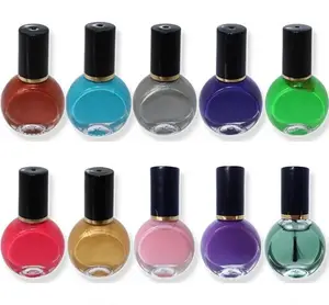 BIN Haute Qualité 26 Couleurs 10ml Imbibent L'environnement Tasetless Nail Art Estampage Polonais