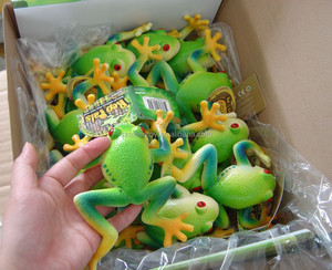 Jouet <span class=keywords><strong>grenouille</strong></span> en TPR vert souple unisexe pour enfant, nouveauté et jouet farfelu - Product Image 6