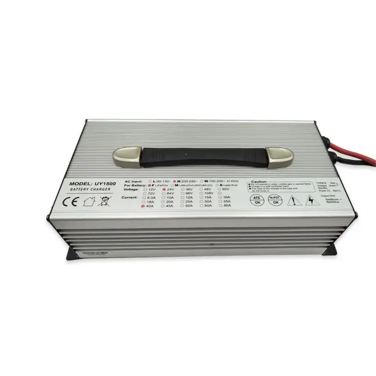 24v 40a lifepo4 lithium car battery charger for rechargeable battery
