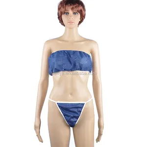 Dames non-woven wegwerp bikini slipje set g-string en ondergoed