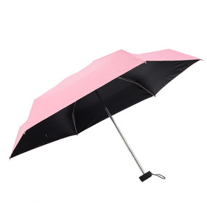 Mini Ombrello Stile Giapponese con Logo Personalizzato, Pieghevole in 5 Sezioni, Leggero, Antivento, Compatto, da Viaggio, Antipioggia in Plastica - Product Image 5