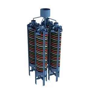 티타늄 광업 선광 기계 나선형 슈트 집중 티타늄 광석 가공 공장