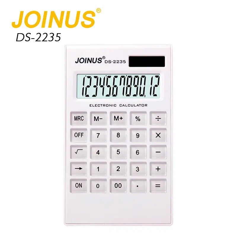 JOINUS regalos promocionales inteligente de 12 dígitos calculadora solar