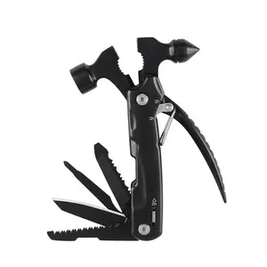 Multipurpose Portable Tool Hammer Hatchet with Knife High Quality Tool Knife Saw Car safety Hand tool Mini Claw hammer
