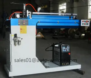 Straight Seam Welding Machine ZH-1300MM Automatic Arc Argon Duct Straight Seam Welding Machine