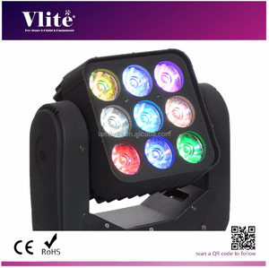 ไฟหน้า LED RGBW 132W ไฟ LED สี่ดวงเคลื่อนที่ได้พร้อมการควบคุม DMX-512และโฟกัสแบบมอเตอร์ - Product Image 6