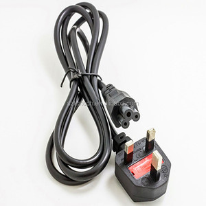 Cable de alimentación de CA retráctil con enchufe fundido estándar del Reino Unido BS 1363 con enchufe IEC60320 <span class=keywords><strong>C5</strong></span> del Reino Unido para uso en el hogar y la Oficina del Reino Unido - Product Image 4