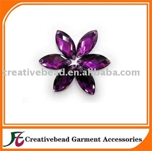 2015 nouveau produit de haute qualité violet acrylique <span class=keywords><strong>strass</strong></span> oeil forme fabriqués en chine - Product Image 1
