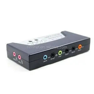 Fabriek Directe Verkoop Mini Digitale 8 Kanaals Dac Kanaals Geluidskaart Audio Interface Box