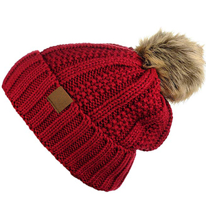 <strong>2026</strong> New Hot Selling Grass Green Slouchy <strong>Beanie</strong> Cap Unisex Fleece Lined <strong>Pom</strong> <strong>Beanie</strong> Hat <strong>Custom</strong> Satin Fur <strong>Beanie</strong> - Product Image 3