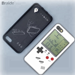 TPU suave caso del juego Tetris GameBoy reproductor para Apple <span class=keywords><strong>iPhone</strong></span> 6 7 <span class=keywords><strong>8</strong></span> caso del teléfono de la contraportada - Product Image 1