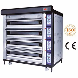 Luxurious 3 deck 12 trays electric commercial oven for bread