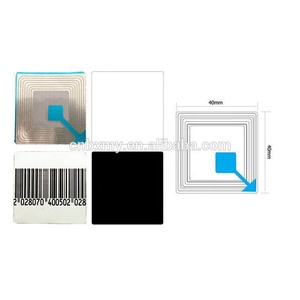 8.2 MHz RF Systems <strong>4</strong>*4cm Anti Theft Security Rfid <strong>Soft</strong> <strong>Label</strong> RF STICKER <strong>LABEL</strong> - Product Image 5