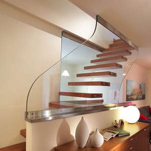 <span class=keywords><strong>Escalier</strong></span> droit <span class=keywords><strong>moderne</strong></span> de luxe Prima avec plancher en <span class=keywords><strong>bois</strong></span> franc, garde-corps en métal, escaliers droits en <span class=keywords><strong>bois</strong></span> massif - Product Image 3