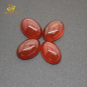 Đá Quý Lỏng Mã Não Đỏ Tự Nhiên Ngọc Mài Tròn - Product Image 1