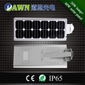 20W integrado todo en una luz de calle llevada solar de las luces de calle del crepúsculo al aire libre - Product Image 2
