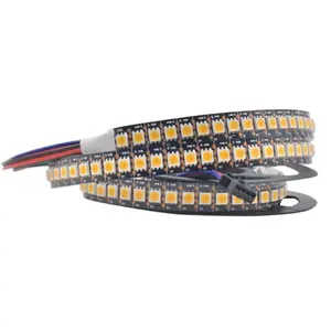 Bande lumineuse led blanche chaude adressable, ruban d'éclairage étanche, rvb, apa102, 5v 24v