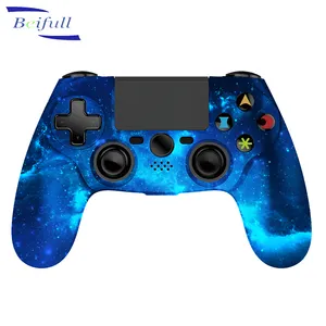 Frete grátis duplo vibração melhor controlador de jogo sem fio para ps4