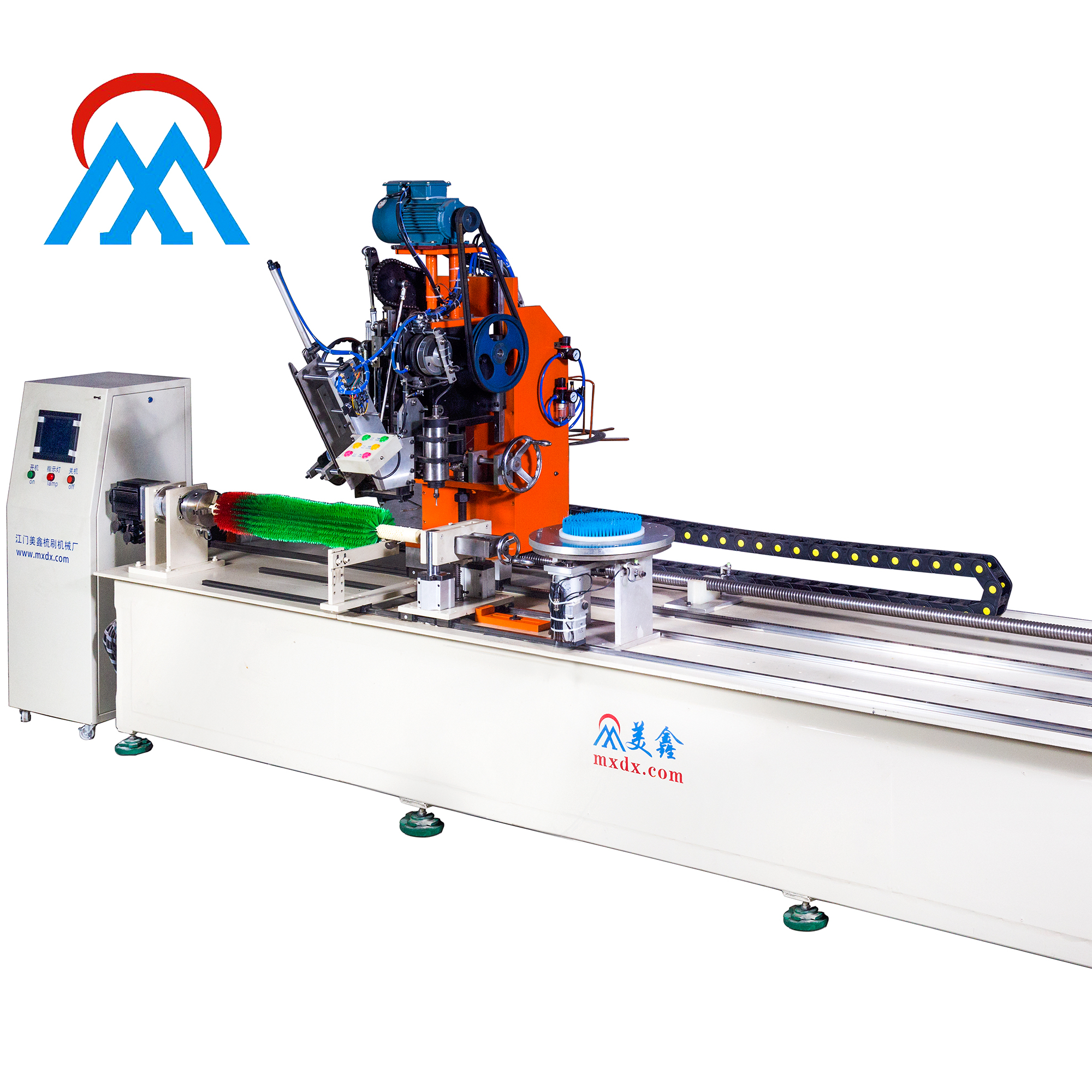 4 оси роликовая щетка делая машину