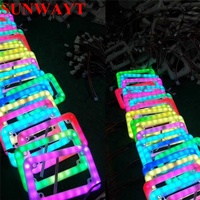Distributeur automatique de pièces de jeu d'arcade sélecteur de pièces de monnaie LED cadre avant multi accepteur de pièces 12V cadre décoratif clignotant coloré