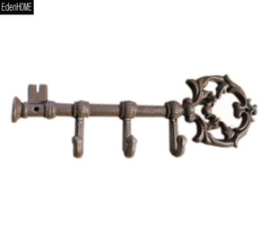 Hierro antiguo bastidor pared montaje decorativo Perchero - Product Image 1
