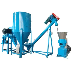 Flat Die Poultry Animal Chicken Manure Goat Feed Pellet Machine For Kenya Farm