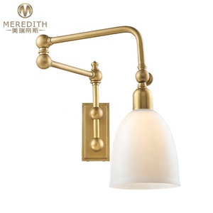 Coperta applique <span class=keywords><strong>da</strong></span> <span class=keywords><strong>parete</strong></span> Moderno Appartamento Albergo Bagno con Bilanciere Regolabile Antico <span class=keywords><strong>Lampada</strong></span> <span class=keywords><strong>Da</strong></span> <span class=keywords><strong>Parete</strong></span> In Rame - Product Image 1