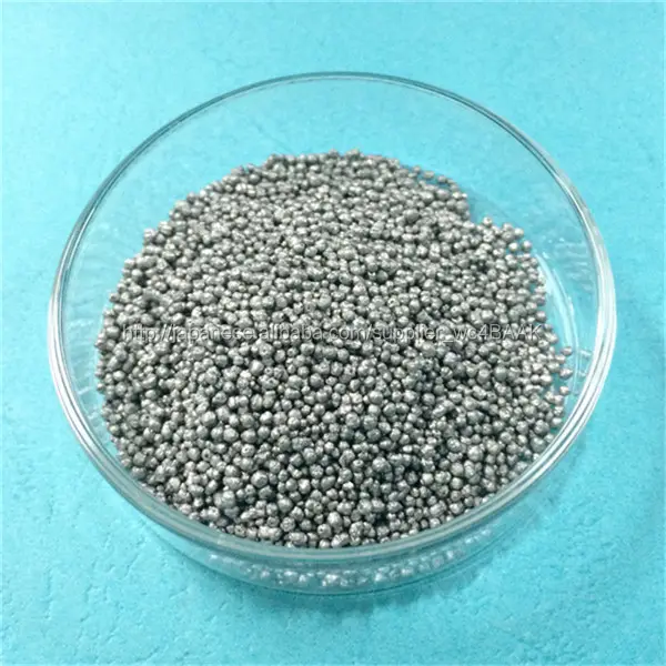 0.5-2.0 Silver grey and round partilces Tellurium granules/ shots for semiconductor