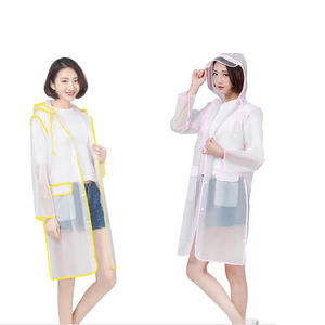Promosyon moda açık su geçirmez EVA yağmurluklar kapaklı yağmurluk yetişkinler için - Product Image 5