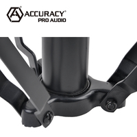 Soporte de Altavoz Profesional Accuracy Pro Audio Stands SPS009, Resistente, Trípode, Ajustable con Manivela