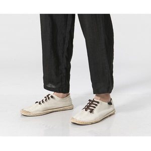 <span class=keywords><strong>Pantaloni</strong></span> Jogger da Uomo KY in Tessuto <span class=keywords><strong>Lino</strong></span> e <span class=keywords><strong>Cotone</strong></span>, Traspiranti, Estivi e Primaverili, Taglie Forti - Product Image 6